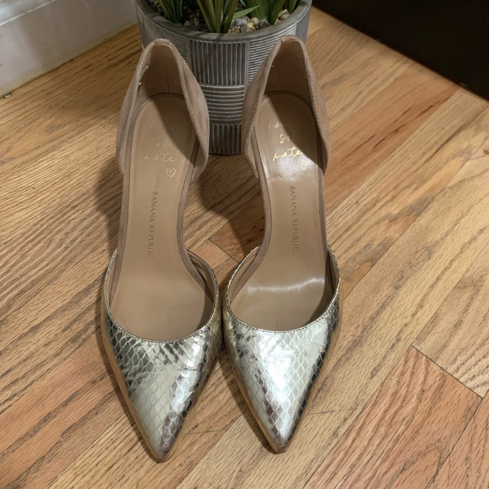 Gold heels